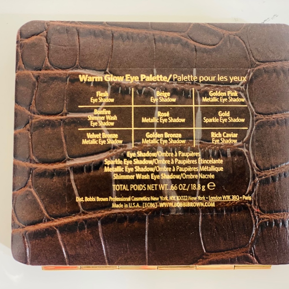 ❤️RARE ❤️Limited Edition 9 Colors ❤️Bobbi Brown❤️ Warm Glow Eye Shadow Palette❤️ - Picture 11 of 11